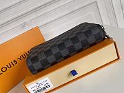 Louis Vuitton LV Zipper Bag Black M61723 Size 19 x 10 x 4 cm - 6