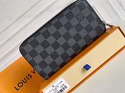 Louis Vuitton LV Zipper Bag Black M61723 Size 19 x 10 x 4 cm - 3