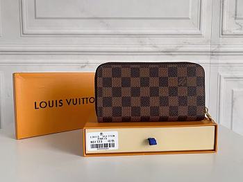 Louis Vuitton LV Zipper Bag Brown M61723 Size 19 x 10 x 4 cm