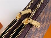 Louis Vuitton LV Zipper Bag Brown M61723 Size 19 x 10 x 4 cm - 4