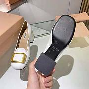Miu Miu Patent Leather Pumps in 65 mm Heel Height White - 3
