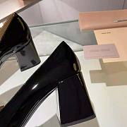 Miu Miu Patent Leather Pumps in 65 mm Heel Height Black - 4