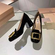 Miu Miu Patent Leather Pumps in 65 mm Heel Height Black - 5