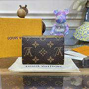 Louis Vuitton LV Brown Wallet Size 12 x 9.5 x 1.5 cm - 4