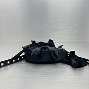 Balenciagale Cagole XS Velvet Bow Shoulder Bag Black Size 26 x 16 x 9.9 cm - 6