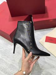  Valentino Rockstud High Heel Boots 8 cm - 4