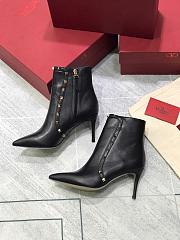  Valentino Rockstud High Heel Boots 8 cm - 3