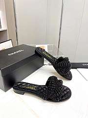 Chanel Shoes Black/White - 5