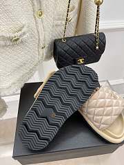 Chanel Shoes Black/White/Beige - 5