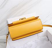 Givenchy Quilted Leather Crossbody Bag Yellow Size 21.5 x 7 x 14 cm - 5