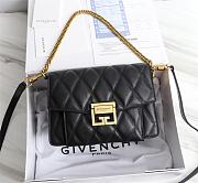 Givenchy Quilted Leather Crossbody Bag Black Size 21.5 x 7 x 14 cm - 6