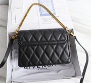 Givenchy Quilted Leather Crossbody Bag Black Size 21.5 x 7 x 14 cm - 2