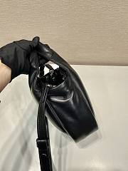 Prada Small Soft Padded Tote Bag 1BA359 Black Size 18 x 15.5 x 10 cm - 4