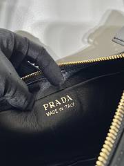 Prada Leather Shoulder Bag 1BC194 Black Size 22.5 x 18.5 x 6.5 cm - 5