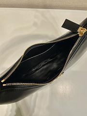 Prada Leather Shoulder Bag 1BC194 Black Size 22.5 x 18.5 x 6.5 cm - 2