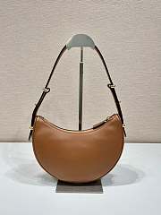 Prada Leather Shoulder Bag 1BC194 Brown Size 22.5 x 18.5 x 6.5 cm - 6