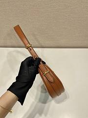 Prada Leather Shoulder Bag 1BC194 Brown Size 22.5 x 18.5 x 6.5 cm - 4
