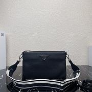 Prada Shoulder Strap 1BH050 Black Size 30 x 19.5 cm - 1