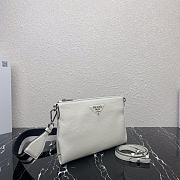 Prada Shoulder Strap 1BH050 White Size 30 x 19.5 cm - 4