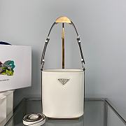 Prada Bucket Bag 1BE059 White Size 17 x 18 x 10.5 cm - 1