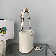 Prada Bucket Bag 1BE059 White Size 17 x 18 x 10.5 cm - 3