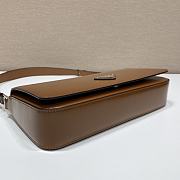 Prada Clamshell Shoulder Bag 1BD323 Brown Size 26 x 12 x 4.8 cm - 5