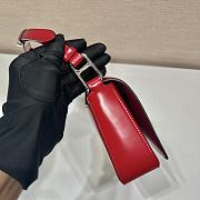 Prada Clamshell Shoulder Bag 1BD323 Red Size 26 x 12 x 4.8 cm - 3