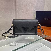 Prada Borsa A Tracolla Logo Black Size 20 x 12 x 4 cm - 1