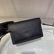 Prada Borsa A Tracolla Logo Black Size 20 x 12 x 4 cm - 6