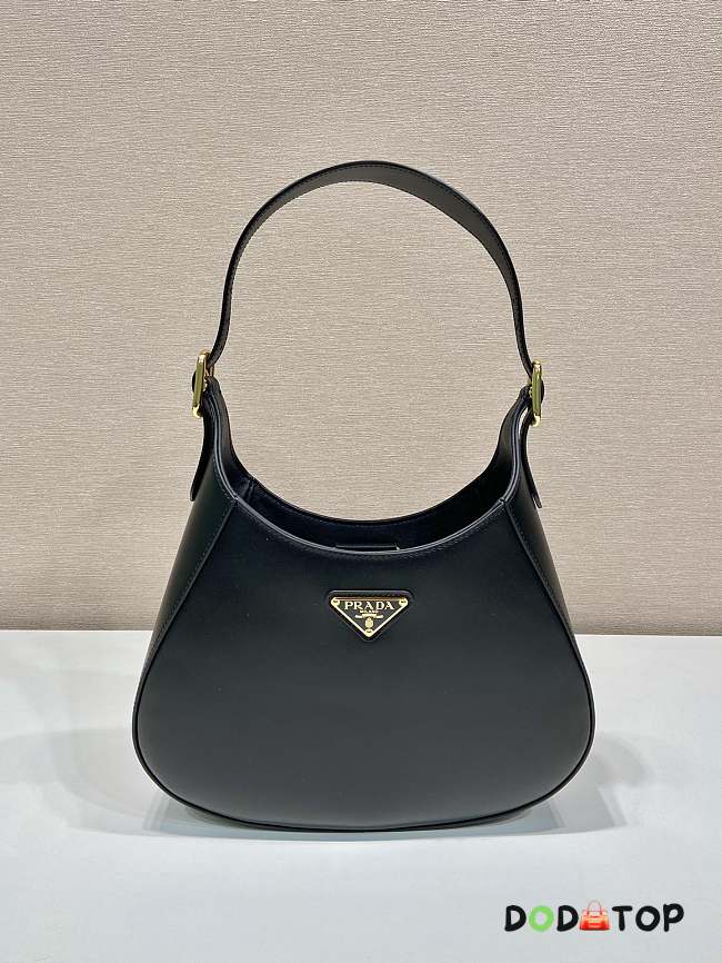 Prada Cleo Shoulder Bag 1BC179 Black Size 27 x 19 x 5 cm - 1