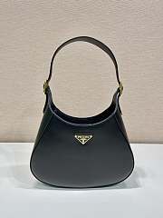 Prada Cleo Shoulder Bag 1BC179 Black Size 27 x 19 x 5 cm - 1