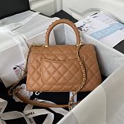 Chanel Coco Caviar Caramel Bag Size 23 cm - 3