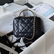 Chanel Vanity Top Handle Black Size 19 x 14 x 8.5 cm - 4