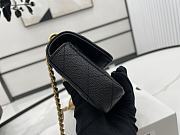 Chanel Small Chain Bag Caviar Black Size 13 x 9 cm - 5
