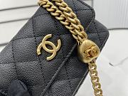 Chanel Small Chain Bag Caviar Black Size 13 x 9 cm - 3