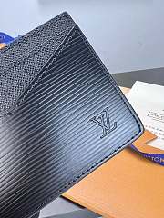 Louis Vuitton LV Card Wallet Black Size 17 x 7 x 0.06 cm - 6