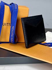 Louis Vuitton LV Card Wallet Black Size 17 x 7 x 0.06 cm - 2