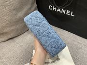 Chanel Mini Tote Camellia Denim Love Bag Size 16 x 20 x 8 cm - 5