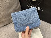 Chanel Mini Tote Camellia Denim Love Bag Size 16 x 20 x 8 cm - 4