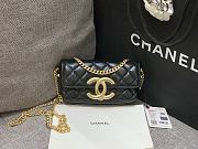 Chanel Vintage Baguette Bag Black Size 17.5 x 10 x 6 cm - 1