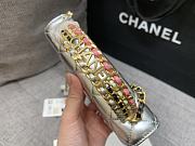 Chanel Handle Mobile Phone Bag Silver Size 17 x 9 x 4 cm - 2