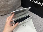 Chanel Handle Mobile Phone Bag Silver Size 17 x 9 x 4 cm - 6