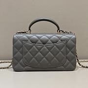 Chanel CF Mini Handle Bag Gray Size 20 x 12 x 7 cm - 5