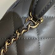 Chanel CF Mini Handle Bag Gray Size 20 x 12 x 7 cm - 4
