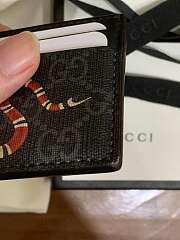 Gucci GG Print Snake Card Holder Size 10 x 7 cm - 6