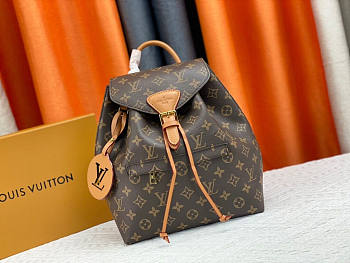  Louis Vuitton Montsouris PM Backpack Size 27.5 x 33 x 14 cm