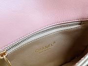 Chanel Gold Coin Underarm Bag Pink AS3378 Size 15 x 20 x 9 cm  - 5