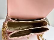 Chanel Gold Coin Underarm Bag Pink AS3378 Size 15 x 20 x 9 cm  - 3