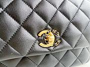 Chanel Gold Coin Underarm Bag Black AS3378 Size 15 x 20 x 9 cm - 2