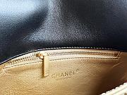 Chanel Gold Coin Underarm Bag Black AS3378 Size 15 x 20 x 9 cm - 3